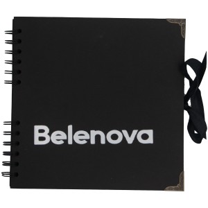 Belenova Scrapbook Album 60 Pages (8 x 8 Inch) Brown Thick 200gsm Kraft Paper, Photo Album Scrapbook, Memory Book - Ideal for Your Scrapbooking Albums Art & Craft Projects